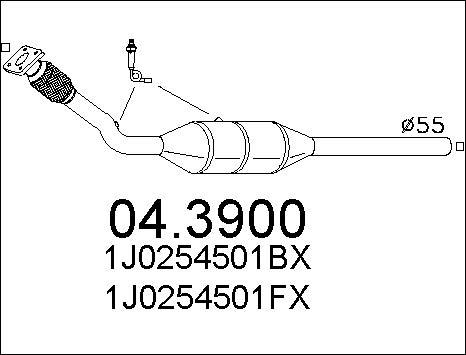 MTS 04.3900 - Catalizzatore autozon.pro