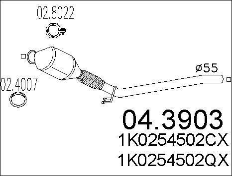 MTS 04.3903 - Catalizzatore autozon.pro