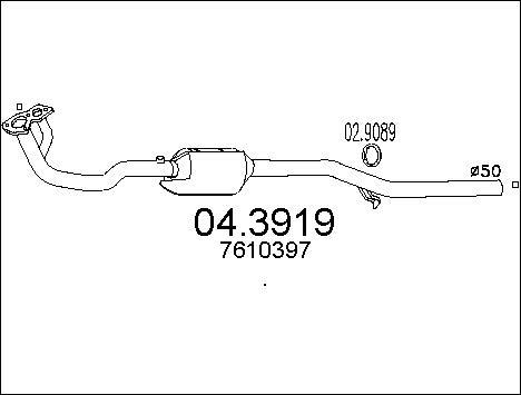 MTS 04.3919 - Catalizzatore autozon.pro