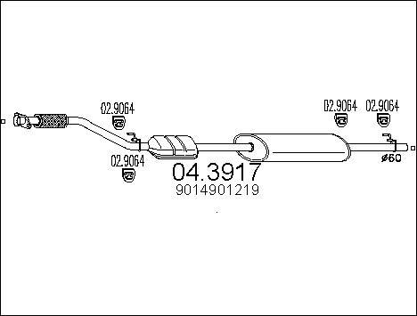 MTS 04.3917 - Catalizzatore autozon.pro