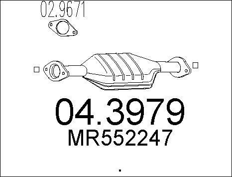 MTS 04.3979 - Catalizzatore autozon.pro