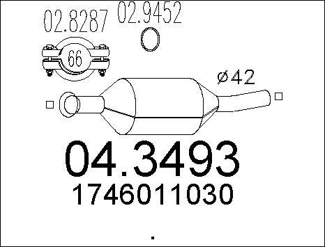 MTS 04.3493 - Catalizzatore autozon.pro