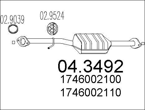 MTS 04.3492 - Catalizzatore autozon.pro