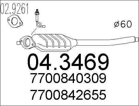 MTS 04.3469 - Catalizzatore autozon.pro