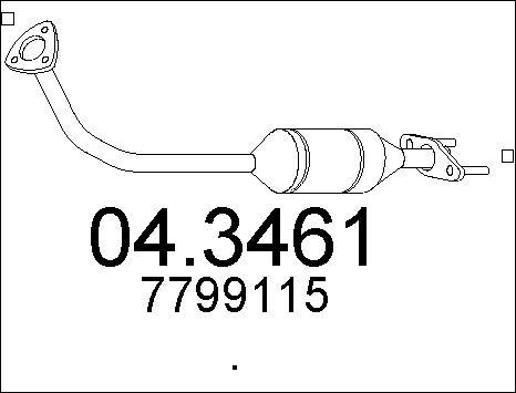 MTS 04.3461 - Catalizzatore autozon.pro