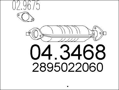 MTS 04.3468 - Catalizzatore autozon.pro