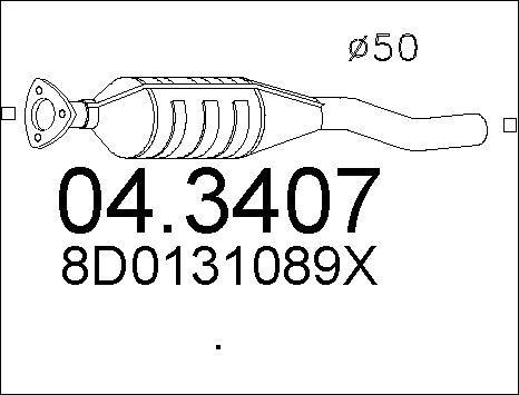 MTS 04.3407 - Catalizzatore autozon.pro