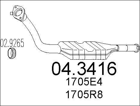 MTS 04.3416 - Catalizzatore autozon.pro