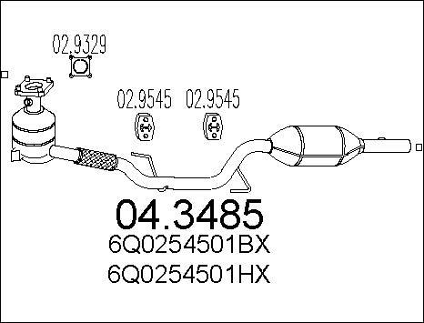 MTS 04.3485 - Catalizzatore autozon.pro