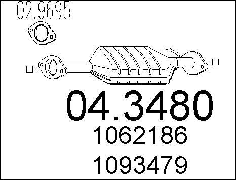 MTS 04.3480 - Catalizzatore autozon.pro