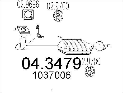MTS 04.3479 - Catalizzatore autozon.pro