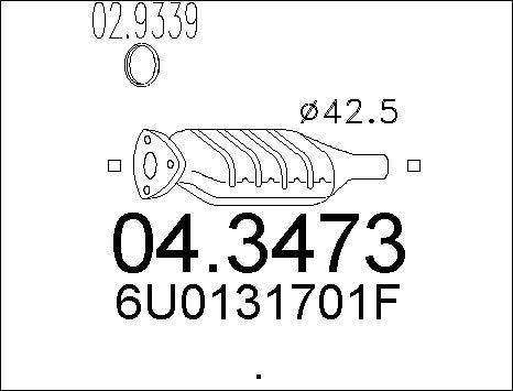 MTS 04.3473 - Catalizzatore autozon.pro