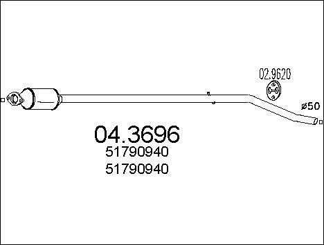 MTS 04.3696 - Catalizzatore autozon.pro