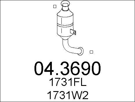 MTS 04.3690 - Catalizzatore autozon.pro