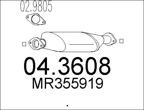 MTS 04.3608 - Catalizzatore autozon.pro