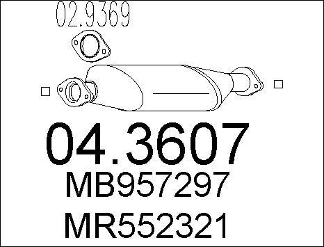 MTS 04.3607 - Catalizzatore autozon.pro