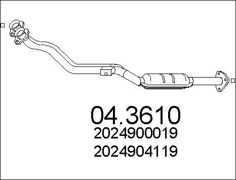 MTS 04.3610 - Catalizzatore autozon.pro