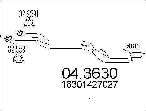 MTS 04.3630 - Catalizzatore autozon.pro