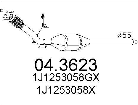 MTS 04.3623 - Catalizzatore autozon.pro