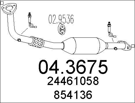 MTS 04.3675 - Catalizzatore autozon.pro