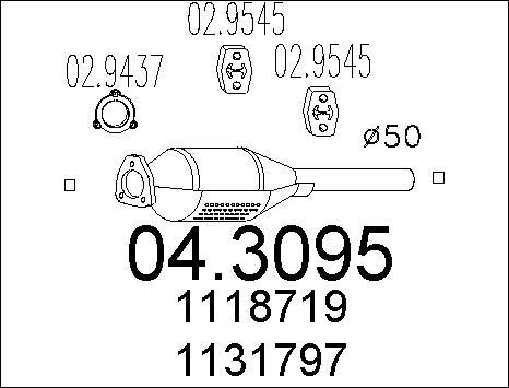 MTS 04.3095 - Catalizzatore autozon.pro
