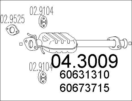 MTS 04.3009 - Catalizzatore autozon.pro