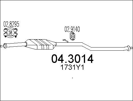 MTS 04.3014 - Catalizzatore autozon.pro