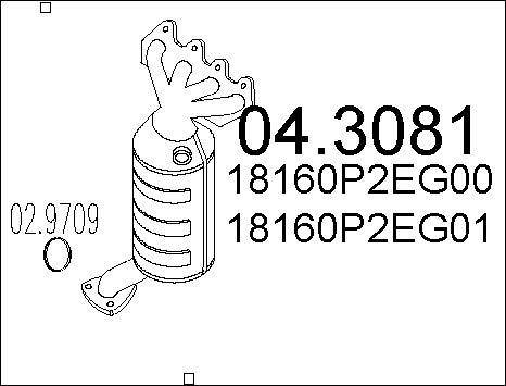 MTS 04.3081 - Catalizzatore autozon.pro