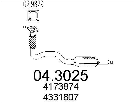 MTS 04.3025 - Catalizzatore autozon.pro