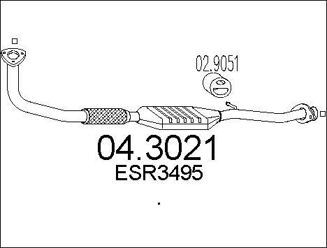 MTS 04.3021 - Catalizzatore autozon.pro
