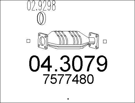 MTS 04.3079 - Catalizzatore autozon.pro