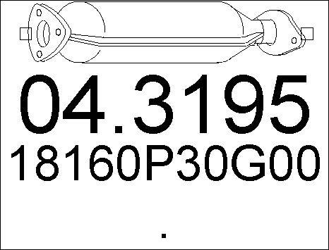 MTS 04.3195 - Catalizzatore autozon.pro