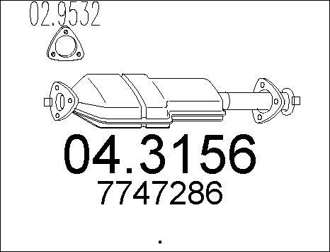 MTS 04.3156 - Catalizzatore autozon.pro