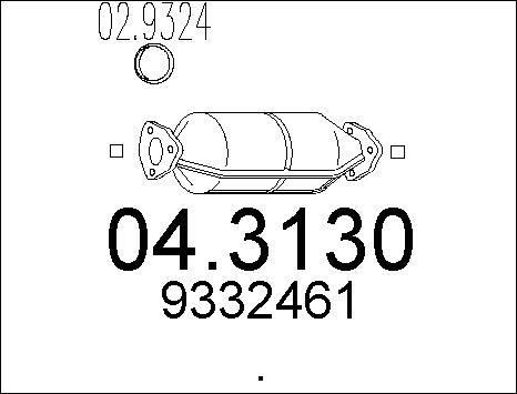 MTS 04.3130 - Catalizzatore autozon.pro