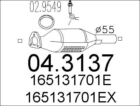 MTS 04.3137 - Catalizzatore autozon.pro