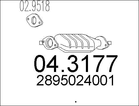 MTS 04.3177 - Catalizzatore autozon.pro