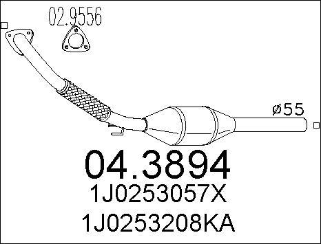 MTS 04.3894 - Catalizzatore autozon.pro