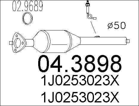 MTS 04.3898 - Catalizzatore autozon.pro