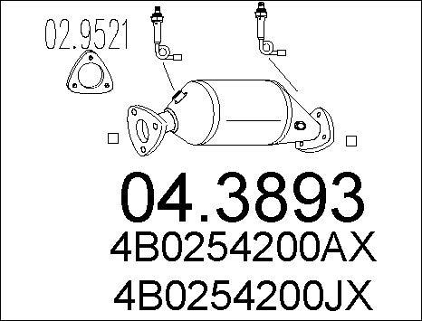 MTS 04.3893 - Catalizzatore autozon.pro