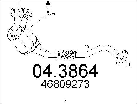 MTS 04.3864 - Catalizzatore autozon.pro