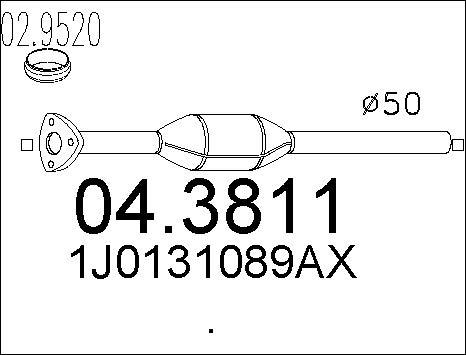 MTS 04.3811 - Catalizzatore autozon.pro