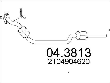 MTS 04.3813 - Catalizzatore autozon.pro