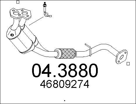 MTS 04.3880 - Catalizzatore autozon.pro