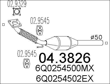 MTS 04.3826 - Catalizzatore autozon.pro