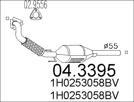 MTS 04.3395 - Catalizzatore autozon.pro