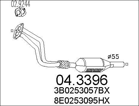 MTS 04.3396 - Catalizzatore autozon.pro