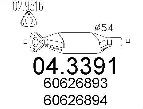 MTS 04.3391 - Catalizzatore autozon.pro