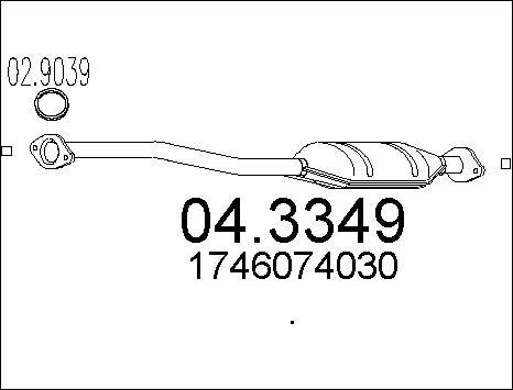 MTS 04.3349 - Catalizzatore autozon.pro