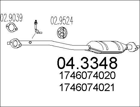 MTS 04.3348 - Catalizzatore autozon.pro