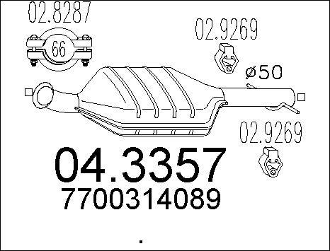 MTS 04.3357 - Catalizzatore autozon.pro